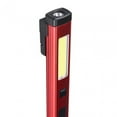 thumbnail image 3 of Linterna de trabajo, lámpara de antorcha, 3 marchas, luz COB de mano, luz de camping para Rojo, 3 of 8