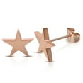 thumbnail image 1 of Stainless Steel Shining Shooting Star Stud Post Earrings, 1 of 2