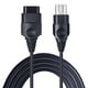 Peggybuy Câbles de Données d'Extension de Cordons d'Extension 6ft pour Câble de Contrôleur Xbox Noir – image 1 sur 8