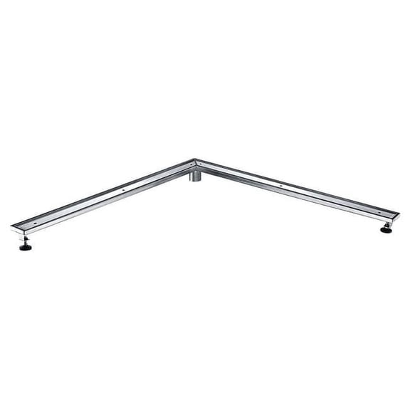 Dawn ZCO360304 Colorado River Series Corner Shower Drain, Tile Insert Style L Shape, 36 x 36 in.