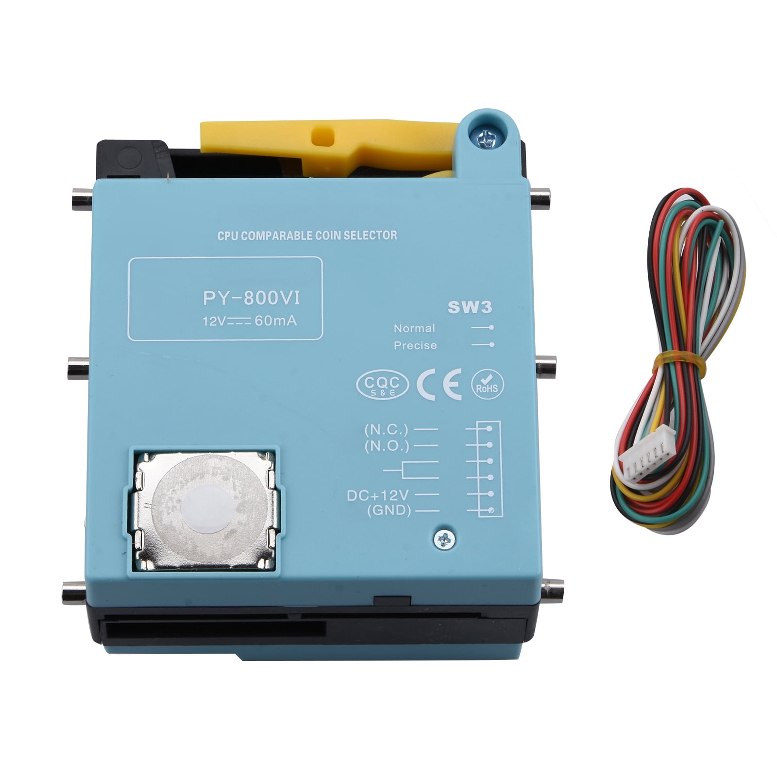 ARCADORA High Speed Coin Selector For Vending Machines Arcade Games 1000 Coins Per Minute Anti Phishing DC 12V 22mm-27mm Coin Size