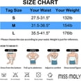 thumbnail image 2 of MISS MOLY Men's Compression Waist Control Belt Slimming Shapewear Band, 2 of 6