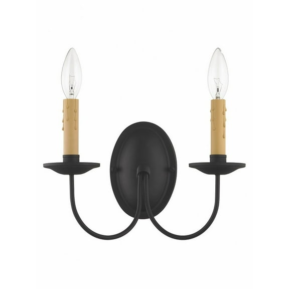 2 Light Wall Sconce in Farmhouse Style 12.25 inches Wide By 11.5 inches High Bailey Street Home 218-Bel-732136