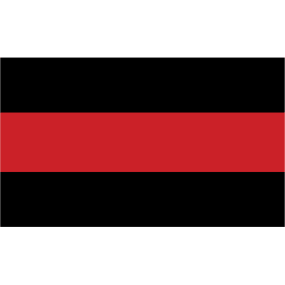 3.8 Inch Firefighter Thin Red Line Decal