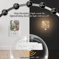 thumbnail image 4 of Yayeee LED Night Lights with Motion Detectors Auto Dusk to Dawn Light Sensors, 2 Pack, White Floral Garden, 4 of 7