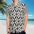 thumbnail image 5 of High Quality Hawaiian Shirts for Men Short Sleeve Aloha Beach Shirt Floral Summer Casual Button Down Shirts Blouses RUCCEP, 5 of 7