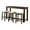 Brown, variant on Bowery Hill Transitional Wood Brown Multipurpose Bar Table Set