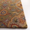 thumbnail image 3 of Safavieh Heritage Reanna Oriental Wool Area Rug, Green/Yellow, 4' x 6', 3 of 11