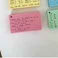 thumbnail image 4 of Kaireo Colored Ruled Index Cards with Metal Ring , Thickened Smooth Writing Notecards No Ink Bleeding Study Flash Cards for Daily Note Taking - Add to Cart, 4 of 6
