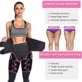 thumbnail image 4 of KIWI RATA Womens High Waist Trainer Thigh Timmmer 3 IN 1 Fitness Support Butt Lifter Anti-Cellulite High Compression Slimmers Exercise Wraps, 4 of 5