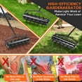 ONECHOI Rolling Lawn Aerator, 56" L x 16" W, Manual Lawn Aerators Tool