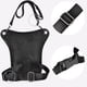 thumbnail image 4 of Qarigey Bolsa de pierna compacta para motocicleta, bolsas múltiples, riñonera de peso ligero, cinturón impermeable para hombres Bolsas de mensajero y de hombro Marrón claro, 4 of 6
