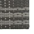 thumbnail image 4 of vidaXL Patio Furniture Set 5 Piece Patio Sectional Sofa with Table Poly Rattan, 4 of 22