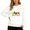 White, variant on Women's Graphic Sweatshirt Love Peace Sunflowers Print Pullover S-3XL