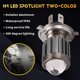 thumbnail image 5 of H4 LED Spotlight Small Light Bulb LED Motorcycle Modified Headlight Integrated Two-Color Headlight A, 5 of 5