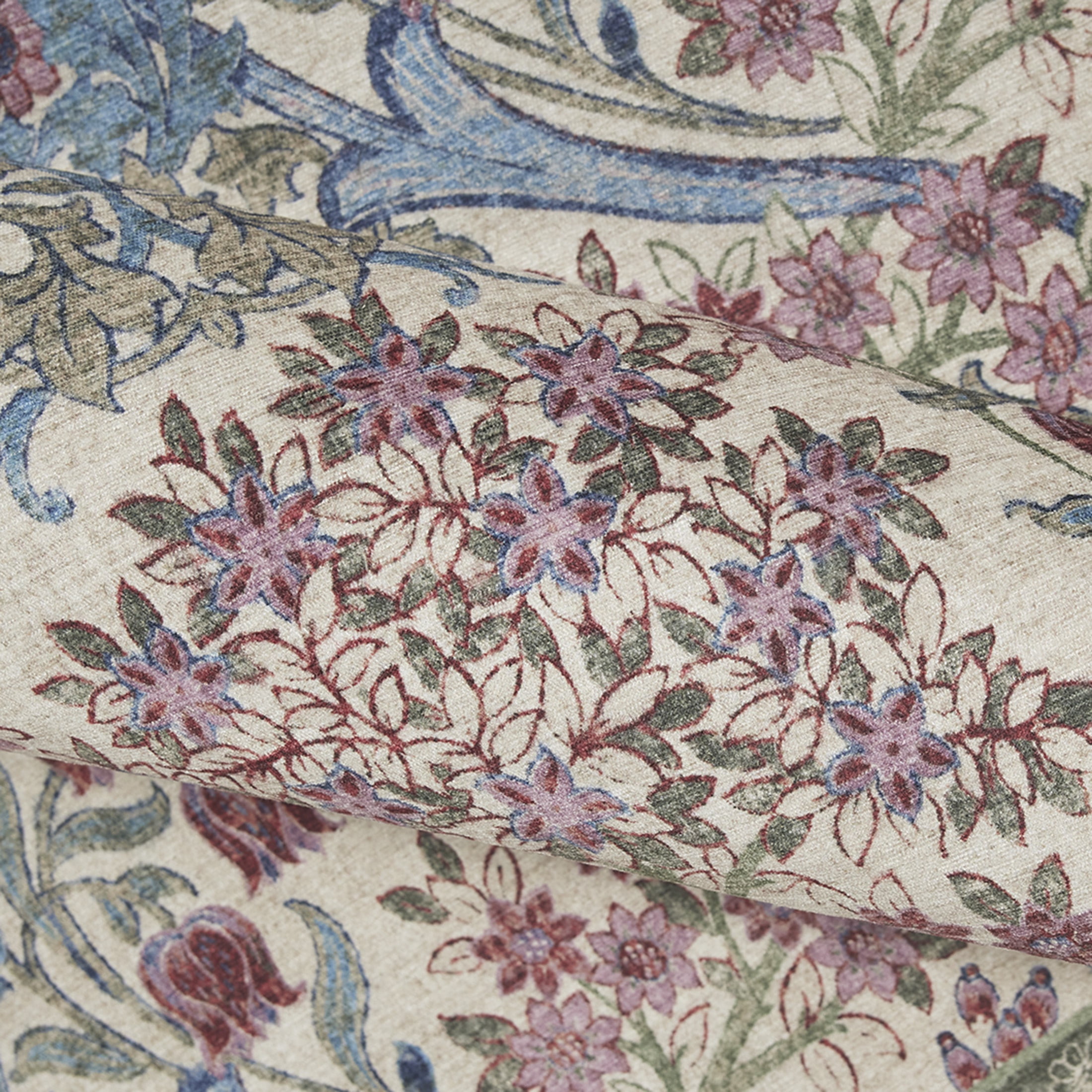 Better Homes & Gardens Beige Hannah Flowing Floral 7' x 10' Area Rug