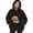 Black, variant on laqbezok Pet Pouch Hoodie, Cozy Cuddle Hoodie with Kangaroo Pocket for Small Pets, Oversized Fleece Pet Carrier Sweatshirt for Cats and Small Dogs, Beige L