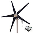 thumbnail image 1 of 400W AC12V/24V Colorful Wind Turbine Generator Small Windmill For Home Or Boat Use With 600W Wind Controller ,Easy to Install, 1 of 6