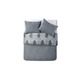 thumbnail image 4 of VCNY Home Luanna Reversible Medallion Duvet Cover Set, Full/Queen, Grey, 4 of 5