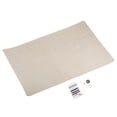 thumbnail image 3 of Uxcell Fabric Repair Patch 7.8"x11.8" Fine Linen Self Adhesive Patch for Sofa Clothing Cushion Pillow, Natural, 3 of 6