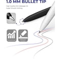thumbnail image 3 of STAGEEK 6 PCS Multicolor Pen in One, Multi Colored Pen, 1.0mm Medium Point, Smooth Writing Colorful Retractable Pens, 3 of 7