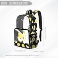 thumbnail image 7 of Xoenoiee Peach Print PVC See Through Backpack 17" Heavy Duty Clear Transparent Bookbag for Girls, Large Capacity Elementary Schoolbag Kindergarten Preschool Backpack Travel Daypack, 7 of 7