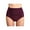 Purple, variant on Women's High Waisted Swimwear Bottoms Ruched Tummy Control Bikini Tankini Swimsuits Briefs