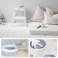 thumbnail image 2 of BEADCEST Blanket Baskets Cloth Basket Light Grey Clothes Storage 1Set, 2 of 5