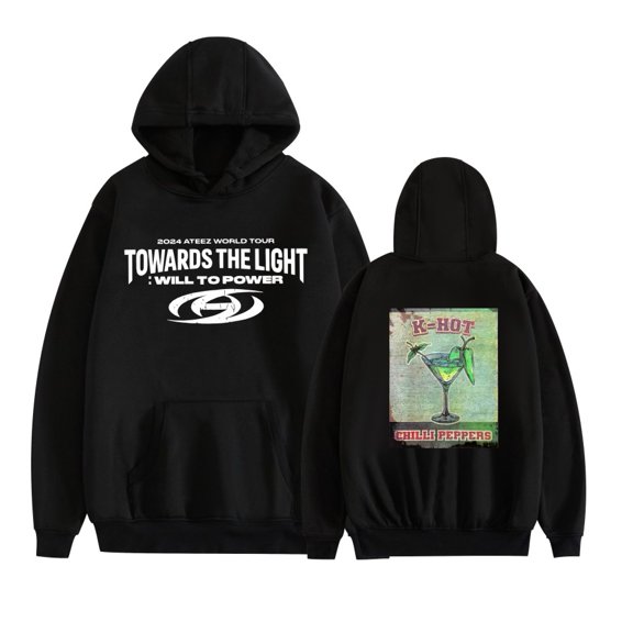 FOSSKOS  ATEEZ Towards The Light Will To Power World Tour Trendy hooded For Unisex