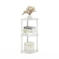 thumbnail image 5 of Furinno Turn-N-Tube 3-Tier Corner Display Rack Multipurpose Shelving Unit, White/White, 5 of 5