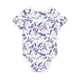 thumbnail image 5 of Balery Lavender Flowers Pattern Baby Climbing Clothes Infant Bodysuit Cute Infant Bodysuit Baby Romper-2 Years, 5 of 7