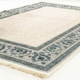 thumbnail image 5 of Alfa Rich 3x5 Area Rugs, Ultra-Thin Oriental Blue Cream Rug, Non-Slip Machine Washable, Easy Clean, Pet Friendly Runner Rugs, Laundry Rugs, 5 of 6