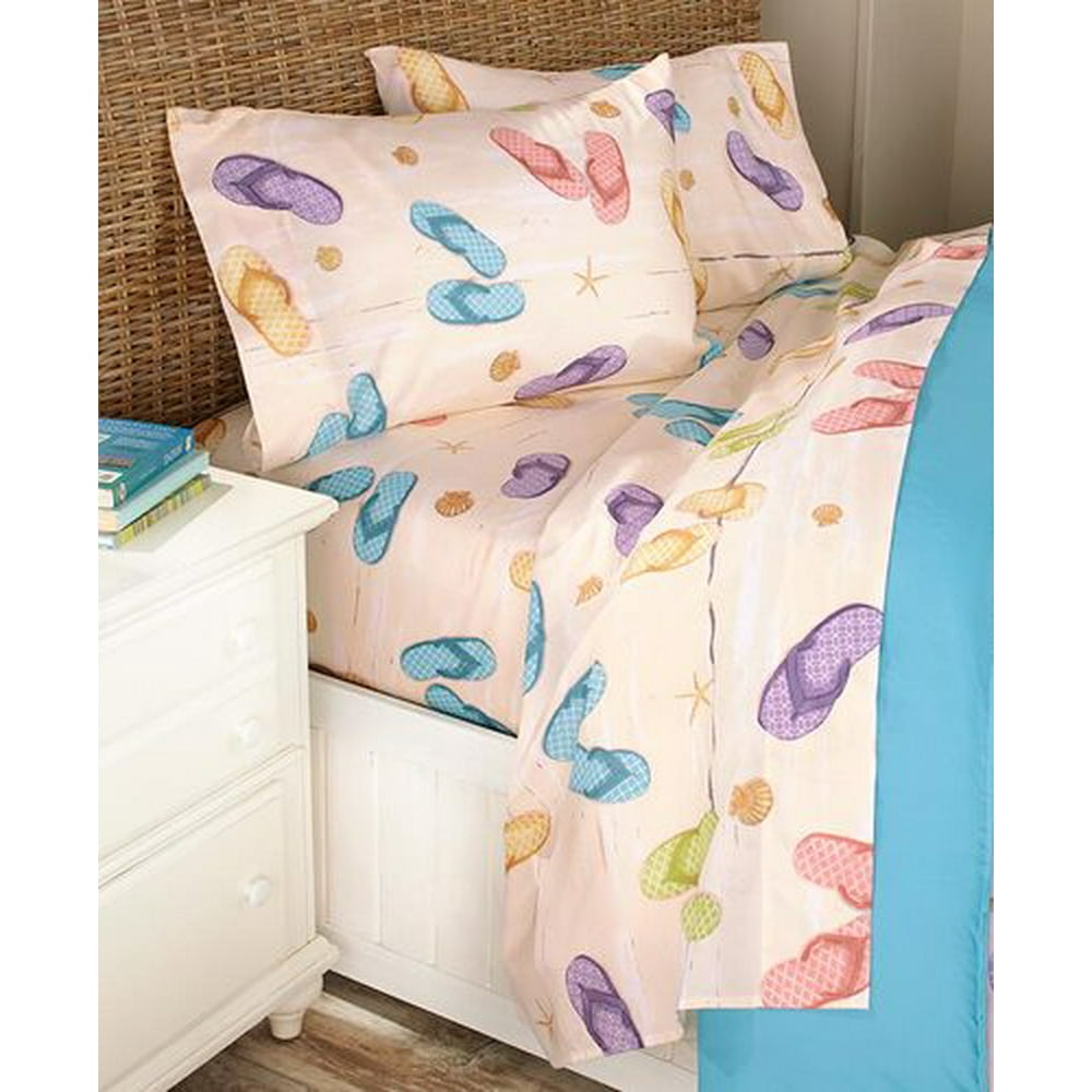 FlipFlop Summer Bedding CoordinatesKing Sheet Set