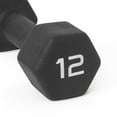 thumbnail image 3 of CAP Barbell, Black Neoprene Dumbbell, 12lb, Single, 3 of 6