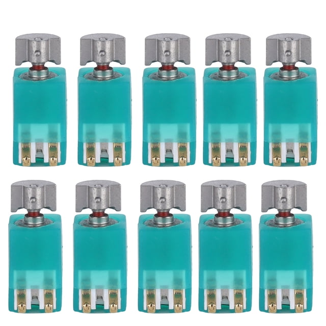 10 piezas de micro motor de vibración mini taza hueca piezas de maquinaria vibratoria para teléfono celular 1-3,7 V 5400 RPM