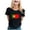 Black, variant on Womens Portugal Graphic T Shirt Crewneck Short Sleeve Brush Flag Print National Pride Football Fan Match Day Casual Stadium Chic Tops