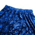 thumbnail image 6 of QHFBli High Waisted Maxi Skirt for Women Vintage Floral Jacquard Velvet Party Skirt Flared A-Line Long Skirts, 6 of 6