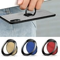 thumbnail image 1 of Anvazise Universal Ultra Slim Metal Round Metal Finger Ring Phone Holder Stand Bracket Blue One Size, 1 of 13