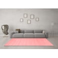 thumbnail image 3 of Ahgly Company Indoor Round Solid Red Modern Area Rugs, 8' Round, 3 of 4