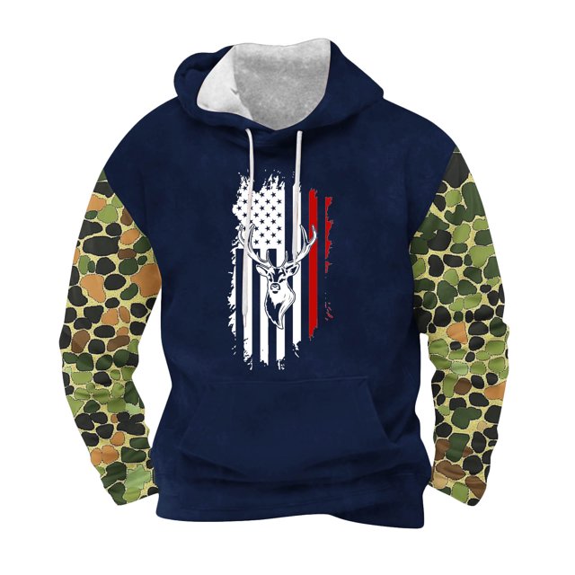 Sudaderas con capucha para hombre, moda, bolsillos, manga larga, estampado, sudaderas con capucha, blusa para hombre, blusa de poliéster