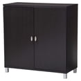 thumbnail image 4 of Dark Brown Wood Entryway Handbags or School Bags Storage Sideboard Cabinet, 4 of 6