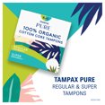 thumbnail image 5 of Tampax Pure Tampons Duopack (Regular/Super), Unscented, 22 Count, 5 of 13