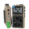 thumbnail image 1 of Radio portátil Bluetooth AM FM de onda corta Jazmm Brown, 1 of 9