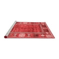 thumbnail image 2 of Ahgly Company Machine Washable Indoor Square Oriental Red Modern Area Rugs, 5' Square, 2 of 4