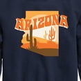 thumbnail image 3 of Instant Message - Arizona Desert - Toddler & Youth Crewneck Fleece Sweatshirt, 3 of 6