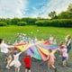 thumbnail image 2 of Colorful 12ft Parachute Play Tent with Handles for Kids, Fun Indoor & Outdoor Toy, 2 of 5