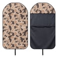 thumbnail image 5 of Garronmavis Waterproof Stain Resistant Front Car Seat Towel Cover, Sweat Protection for Gym Workout Beach Hiking Running, Universal Fit for Cars SUV Trucks Sedan Van, 5 of 8