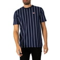thumbnail image 2 of Fila Lee Pin Striped T-Shirt, Blue, 2 of 5