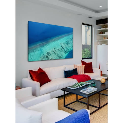 Marmont Hill "Water Layers" Painting Print on Wrapped Canvas