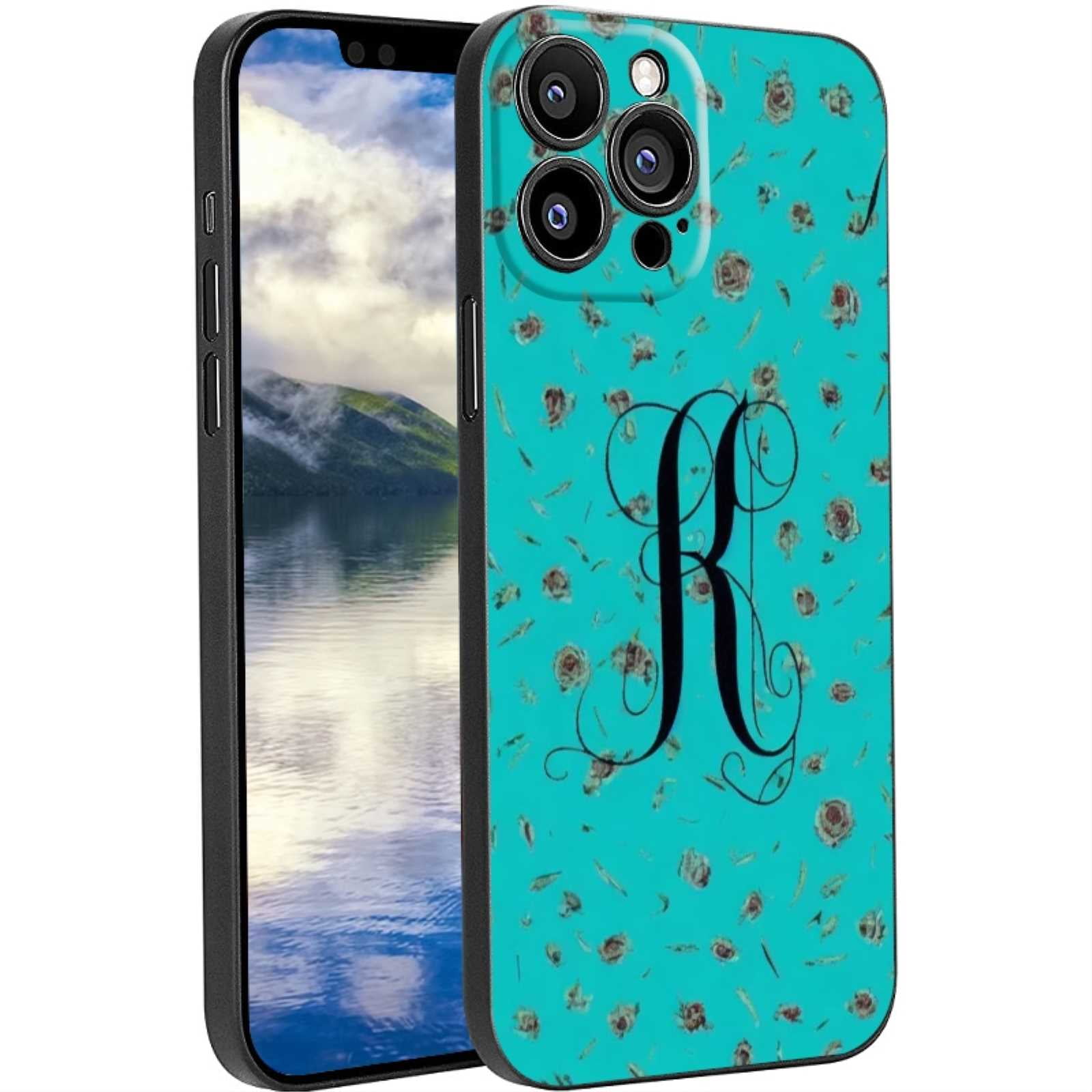  Luxury Designer Elegant Compatible for iPhone 13 Case, Luxury  Brand for Apple iPhone 13,Aesthetics Classic Monogram Pattern Cellphone Case  Girls Women Men - Black : Cell Phones & Accessories